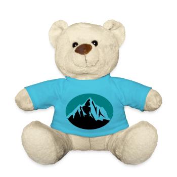 Mountain - Teddy Bear - atoll blue - Front
