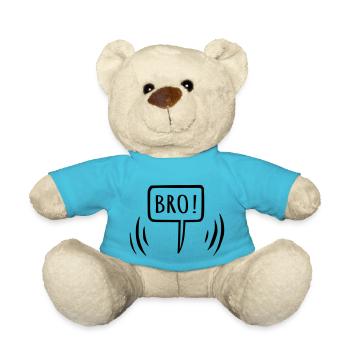 Frangin! Bulle de dialogue Brother - Nounours - bleu outremer - Devant