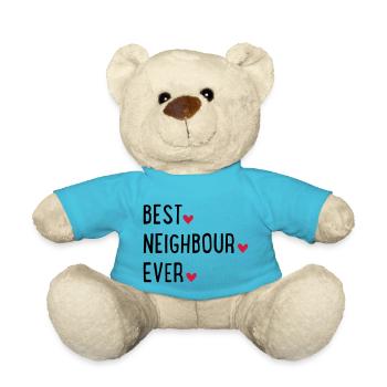 Bester Nachbar - Teddy - Atollblau - Vorne