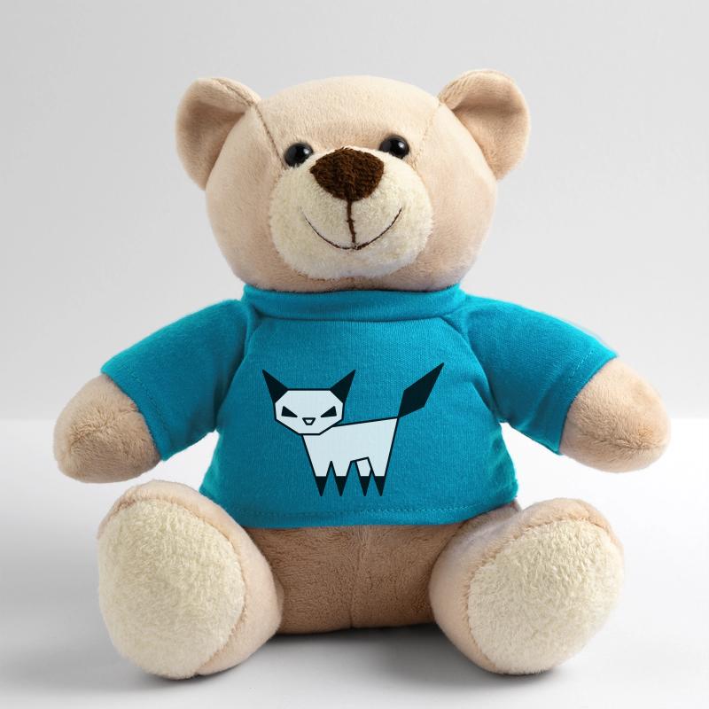 Geometrische Katze Teddy