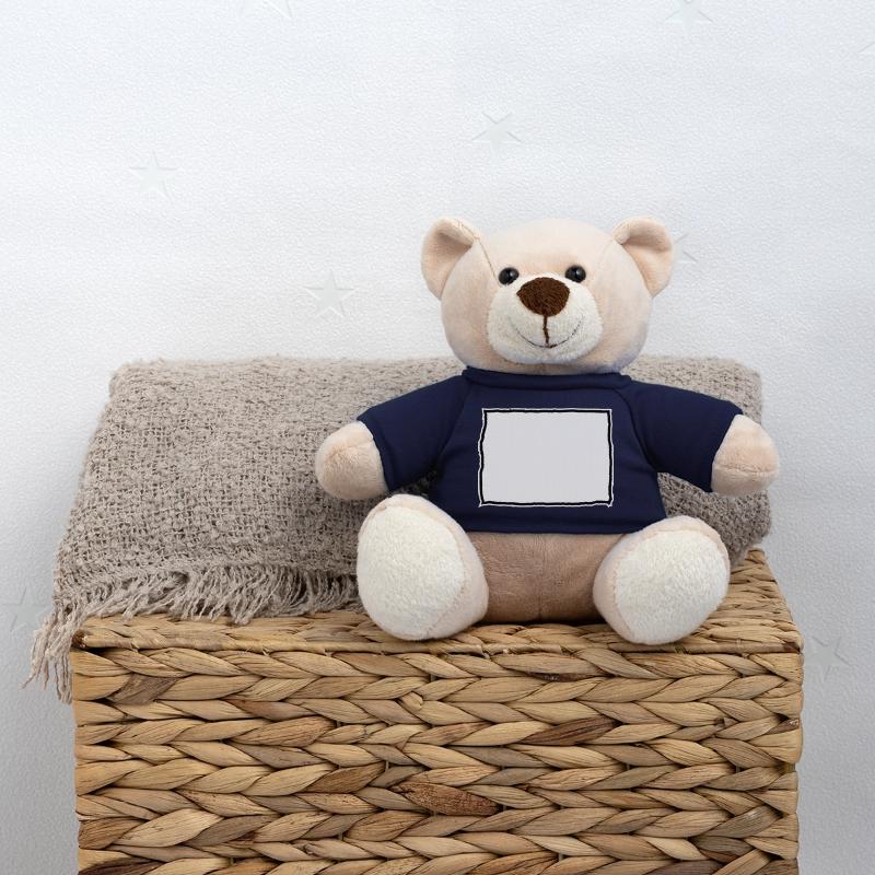 Namensschild in Tabellenformat Teddy