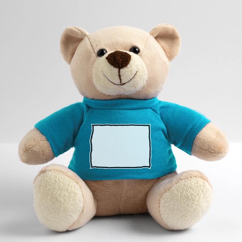 Name badge in table format Teddy Bear