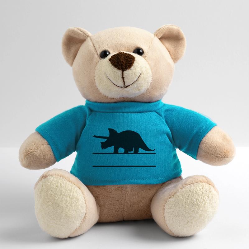 Dinosaurier - eigenen Text, eigener Name Teddy