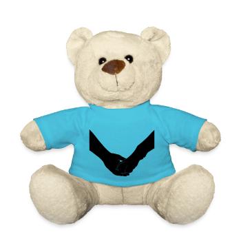 hand pfote - Teddy - Atollblau - Vorne