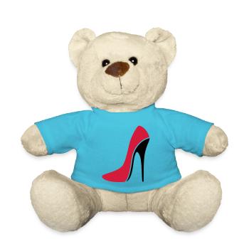 Sexy Stiletto / High Heel - three - Teddy - Atollblau - Vorne