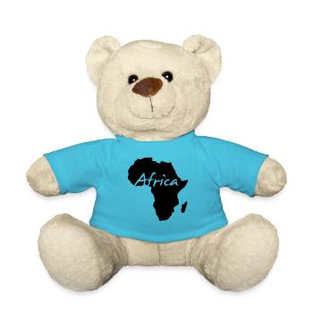 Afrique continent wildnis Safari animaux sauvages Reggae - Nounours - bleu outremer - Devant