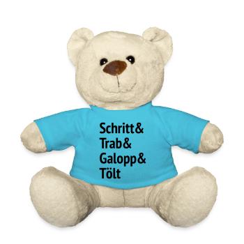 Schritt Trab Galopp und Tölt - Teddy - Atollblau - Vorne