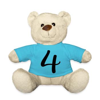 4 - Teddy Bear - atoll blue - Front