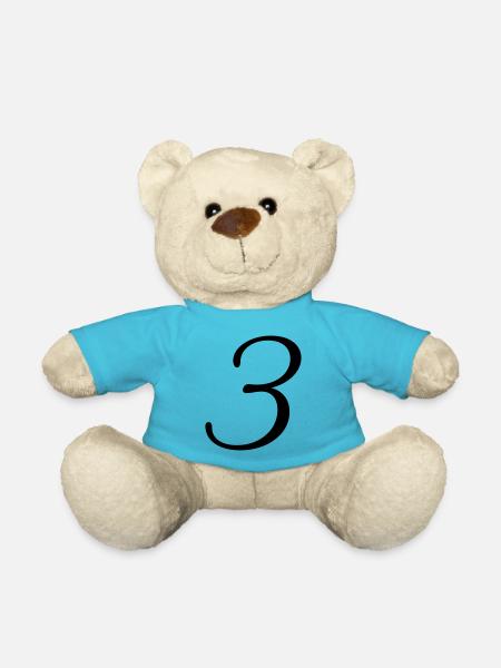 3 - Teddy Bear - atoll blue