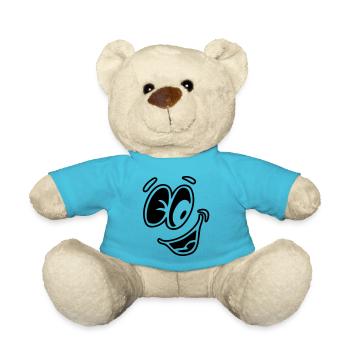 smile - Teddy Bear - atoll blue - Front