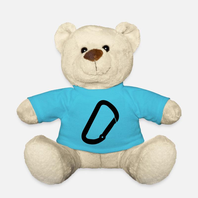 karabiner - carabiner - Teddy Bear - atoll blue