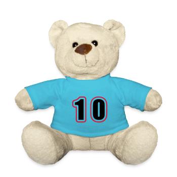 10 Zahl College - Teddy - Atollblau - Vorne