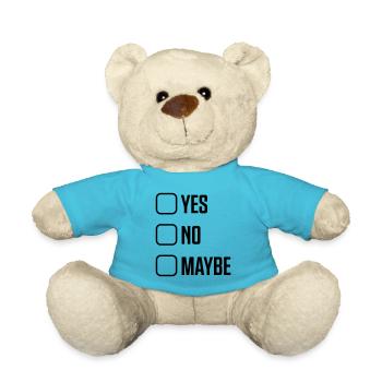 ja nein vielleicht - Teddy - Atollblau - Vorne
