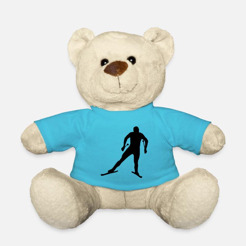 Langlaufen, Langläufer - Teddy - Atollblau