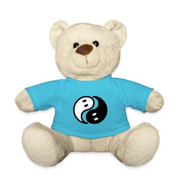 Ghost Yin Yang - Teddy Bear - atoll blue - Front