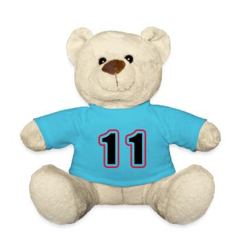 11 Zahl College - Teddy - Atollblau - Vorne