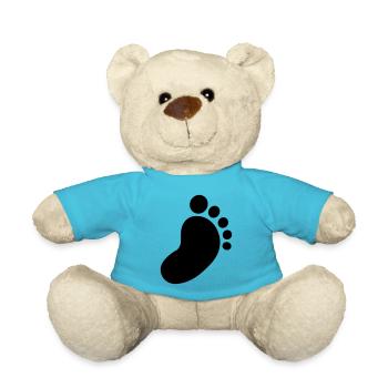 Fuß - Teddy - Atollblau - Vorne