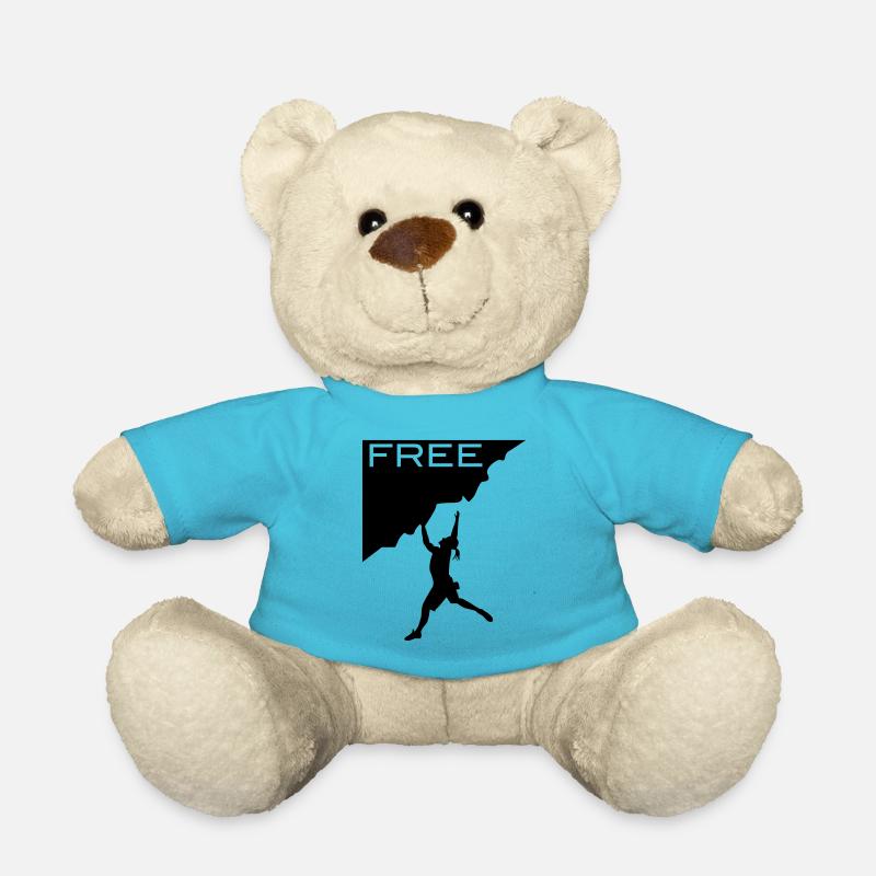 Free Climbing - Teddy Bear - atoll blue