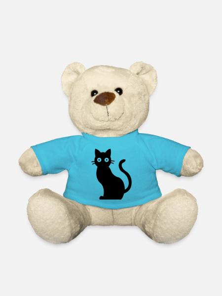 Chat Chat Noir - Nounours - bleu outremer