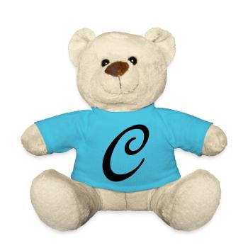 C - Teddy Bear - atoll blue - Front