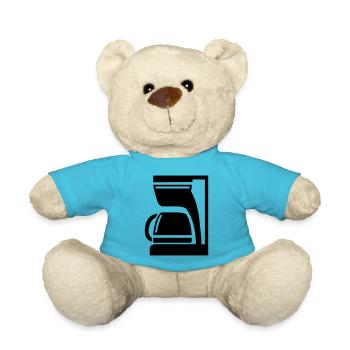 Coffee Maker Espresso - Teddy Bear - atoll blue - Front