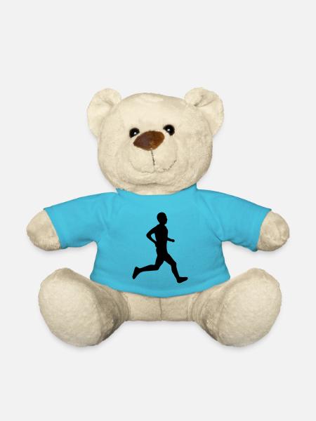 runner - Teddy Bear - atoll blue