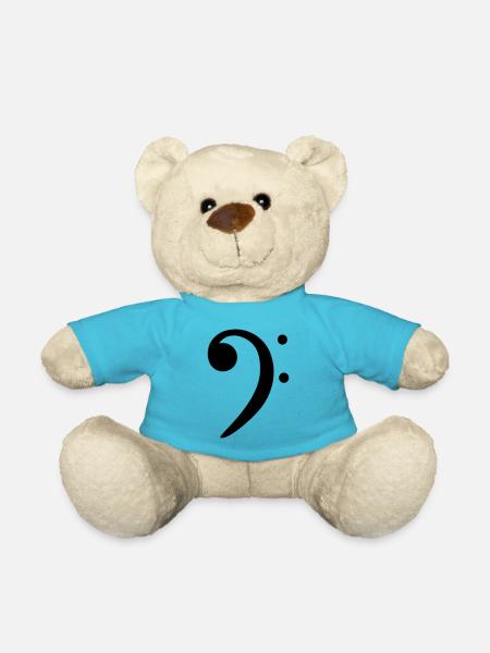 Bassschlüssel - Teddy - Atollblau
