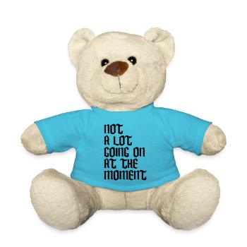 Not much going on - Teddy Bear - atoll blue - Front