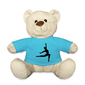 Ballet avec gymnastique - Nounours - bleu outremer - Devant