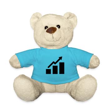 Stocks boursiers Stocks Money Millions Reich - Nounours - bleu outremer - Devant