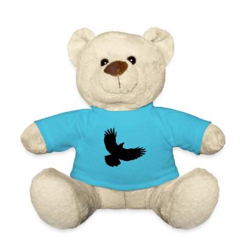 Un corbeau s’envole - Nounours - bleu outremer - Devant