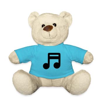 Musiknote - Teddy - Atollblau - Vorne