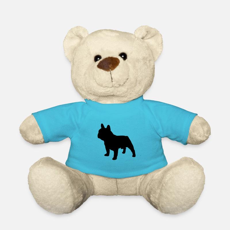 French shadow (2) - Teddy Bear - atoll blue