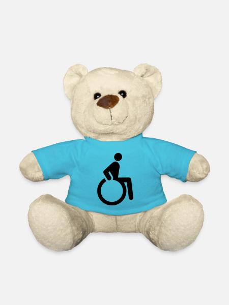 Wheelchair - Teddy Bear - atoll blue