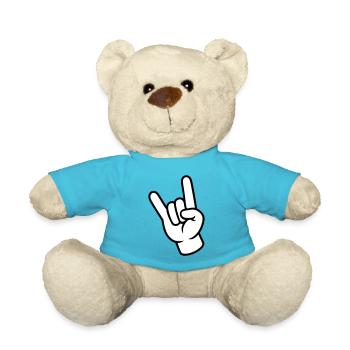 Fête de signature de la main - Nounours - bleu outremer - Devant