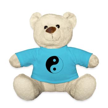 Yin Yang design - Nounours - bleu outremer - Devant