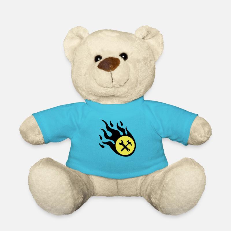 Handwerker Flamme - Teddy - Atollblau