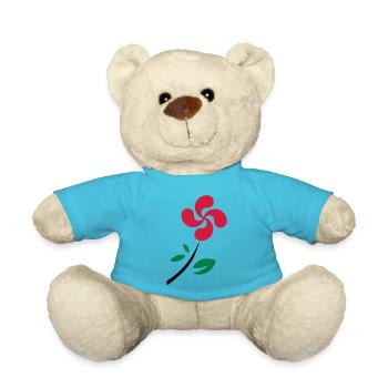 Fleur Basque - Nounours - bleu outremer - Devant