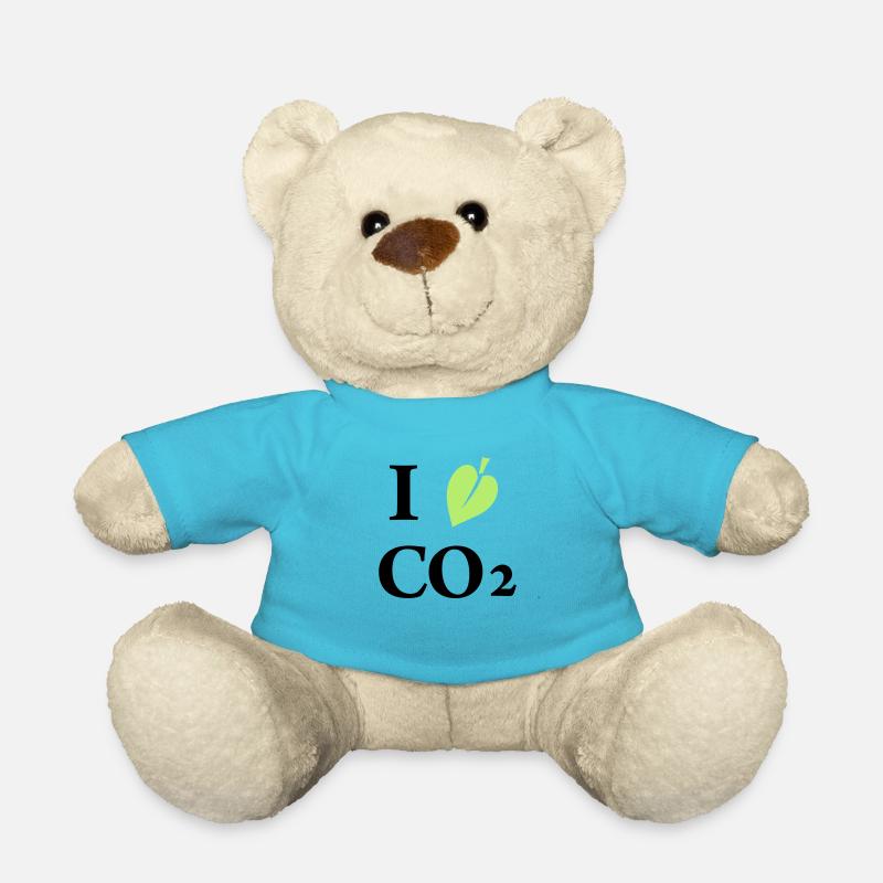 i love co2 - Nounours - bleu outremer