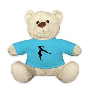 gymnast, gymnastics handstand - Teddy Bear - atoll blue - Front
