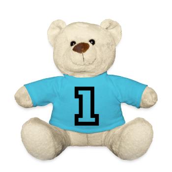 1 - Teddy Bear - atoll blue - Front