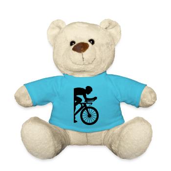 Halber Fahrrad Fahrer - Teddy - Atollblau - Vorne