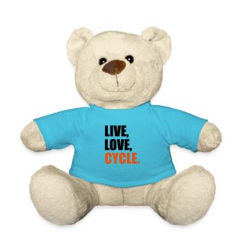 cycling - Teddy Bear - atoll blue - Front