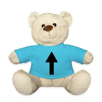 arrow - Teddy Bear - atoll blue - Front