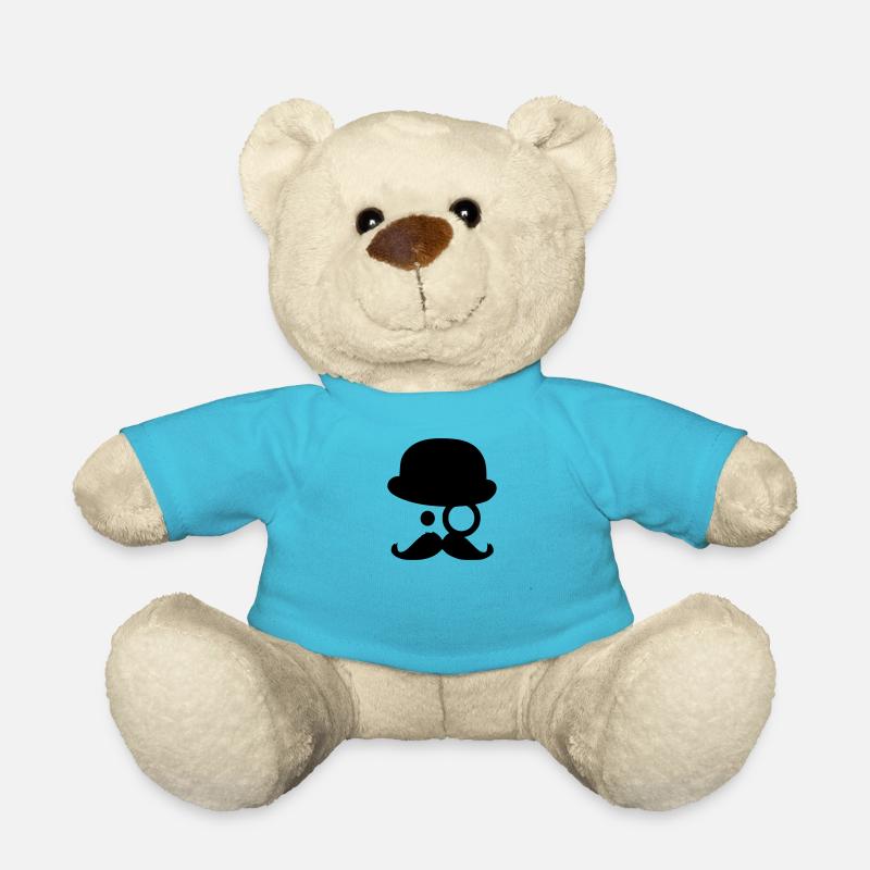 Moustache - by www.CodeShirt24.de - Nounours - bleu outremer