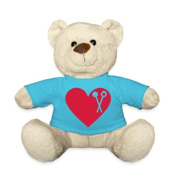 Kochen Kochlöffel Koch Chefkoch Köchin essen - Teddy - Atollblau - Vorne