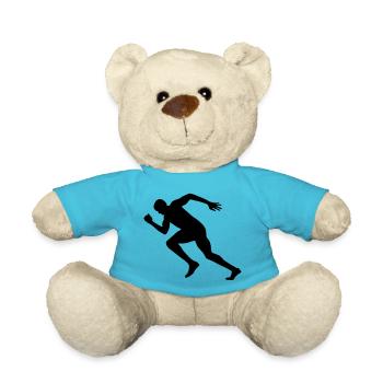 Sprinter, Läufer, Laufen - Teddy - Atollblau - Vorne