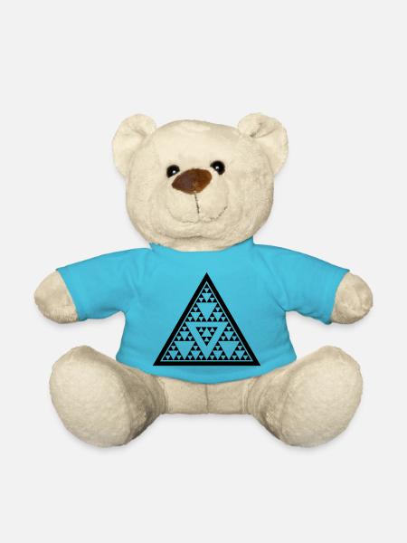 Triangle - Nounours - bleu outremer