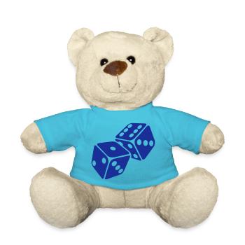 cube - Teddy Bear - atoll blue - Front