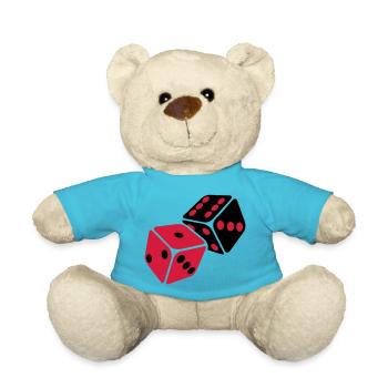 cube - Teddy Bear - atoll blue - Front